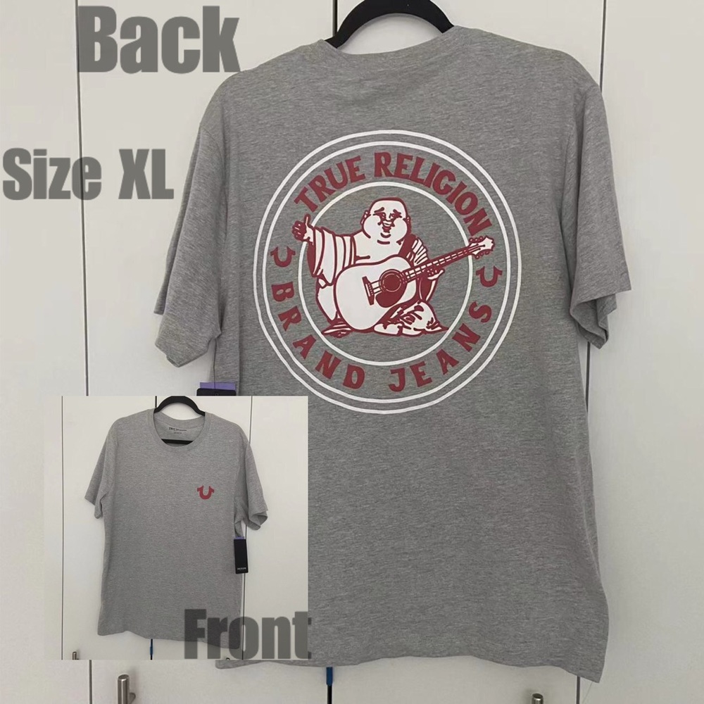 Men’s True Religion Buddha Logo Tee Size XL